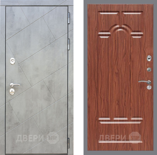 Дверь Рекс (REX) 22 FL-58 орех тисненый в Наро-Фоминске