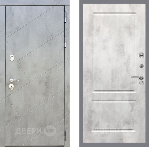 Входная металлическая Дверь Рекс (REX) 22 FL-117 Бетон светлый в Наро-Фоминске