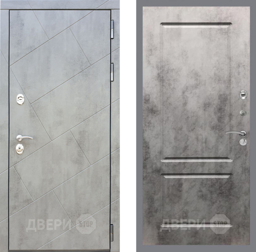 Входная металлическая Дверь Рекс (REX) 22 FL-117 Бетон темный в Наро-Фоминске