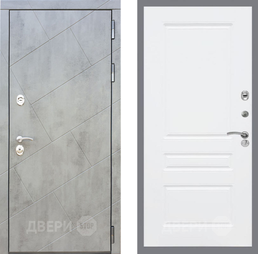 Входная металлическая Дверь Рекс (REX) 22 FL-243 Силк Сноу в Наро-Фоминске
