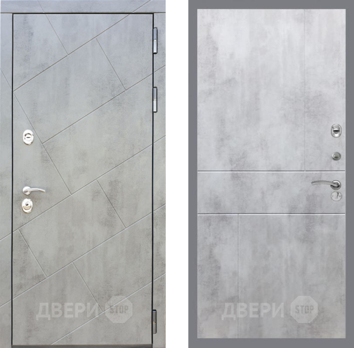 Входная металлическая Дверь Рекс (REX) 22 FL-290 Бетон светлый в Наро-Фоминске