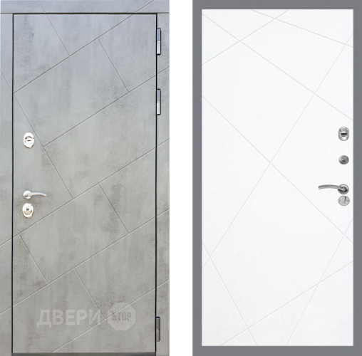 Входная металлическая Дверь Рекс (REX) 22 FL-291 Силк Сноу в Наро-Фоминске