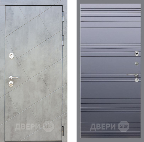 Дверь Рекс (REX) 22 Line Силк титан в Наро-Фоминске