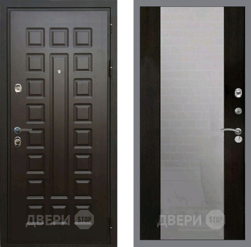 Входная металлическая Дверь Рекс (REX) Премиум 3к СБ-16 Зеркало Венге в Наро-Фоминске
