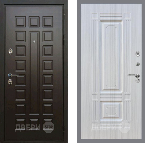 Входная металлическая Дверь Рекс (REX) Премиум 3к FL-2 Сандал белый в Наро-Фоминске