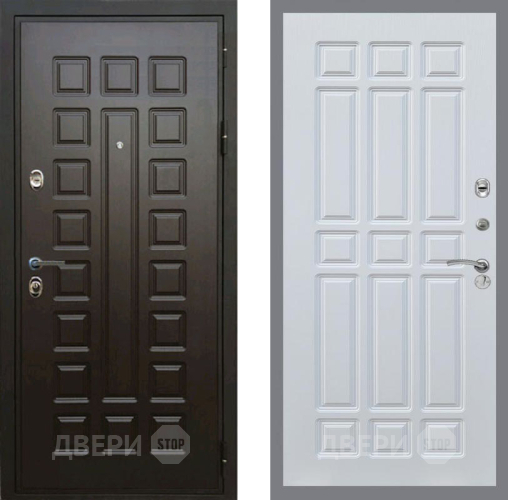 Входная металлическая Дверь Рекс (REX) Премиум 3к FL-33 Белый ясень в Наро-Фоминске