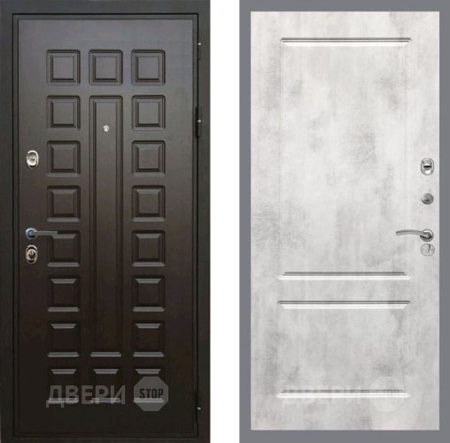 Входная металлическая Дверь Рекс (REX) Премиум 3к FL-117 Бетон светлый в Наро-Фоминске