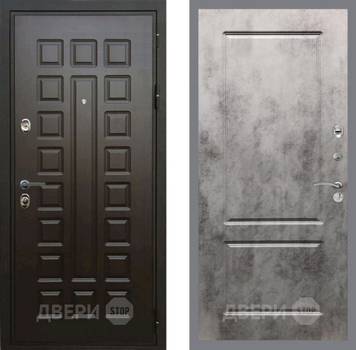 Входная металлическая Дверь Рекс (REX) Премиум 3к FL-117 Бетон темный в Наро-Фоминске