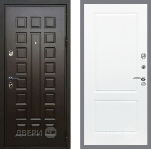 Входная металлическая Дверь Рекс (REX) Премиум 3к FL-117 Силк Сноу в Наро-Фоминске