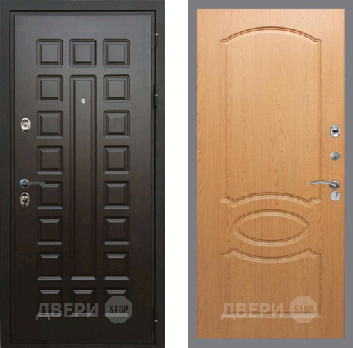 Входная металлическая Дверь Рекс (REX) Премиум 3к FL-128 Дуб в Наро-Фоминске