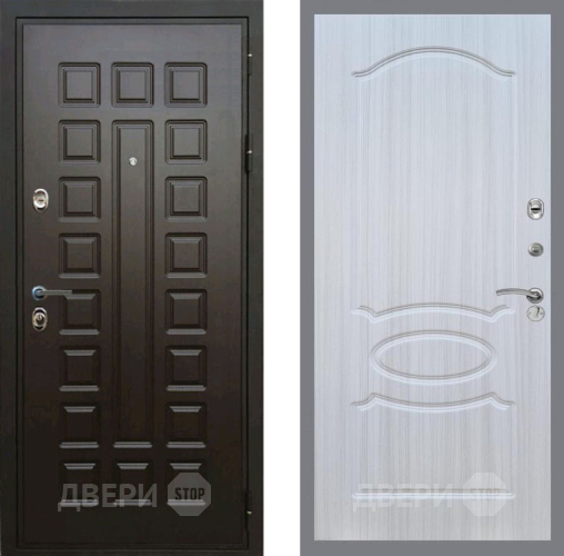 Входная металлическая Дверь Рекс (REX) Премиум 3к FL-128 Сандал белый в Наро-Фоминске