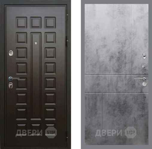 Входная металлическая Дверь Рекс (REX) Премиум 3к FL-290 Бетон темный в Наро-Фоминске