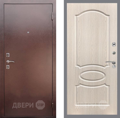 Входная металлическая Дверь Рекс (REX) 1 FL-128 Беленый дуб в Наро-Фоминске