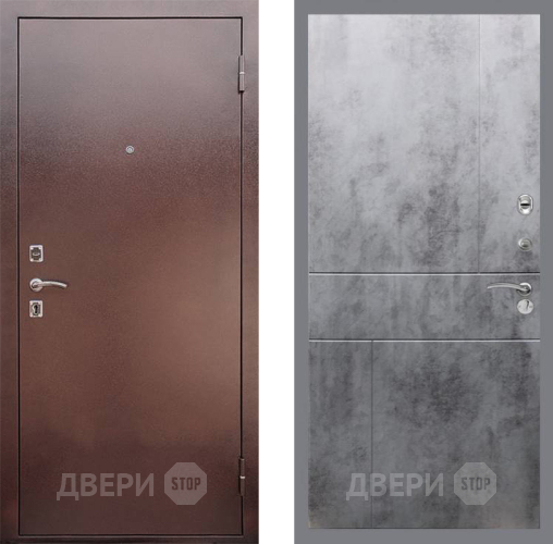 Входная металлическая Дверь Рекс (REX) 1 FL-290 Бетон темный в Наро-Фоминске