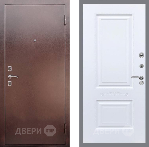 Входная металлическая Дверь Рекс (REX) 1 Смальта Силк Сноу в Наро-Фоминске