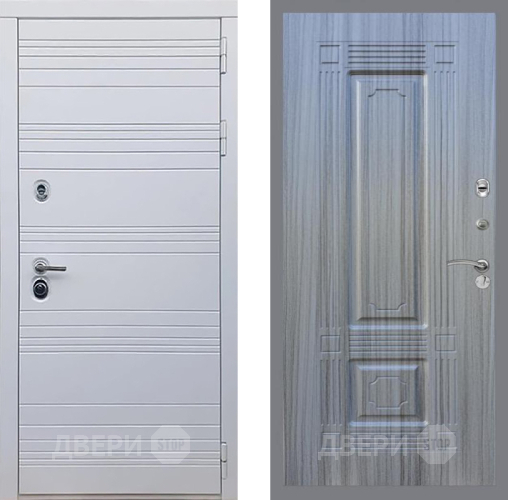 Входная металлическая Дверь Рекс (REX) 14 Силк Сноу FL-2 Сандал грей в Наро-Фоминске
