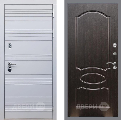 Входная металлическая Дверь Рекс (REX) 14 Силк Сноу FL-128 Венге светлый в Наро-Фоминске