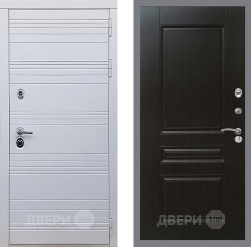 Входная металлическая Дверь Рекс (REX) 14 Силк Сноу FL-243 Венге в Наро-Фоминске