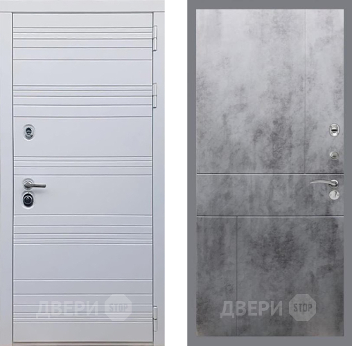 Входная металлическая Дверь Рекс (REX) 14 Силк Сноу FL-290 Бетон темный в Наро-Фоминске