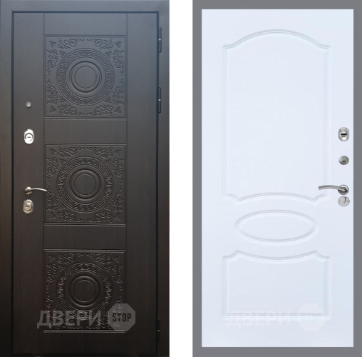 Входная металлическая Дверь Рекс (REX) 10 FL-128 Силк Сноу в Наро-Фоминске