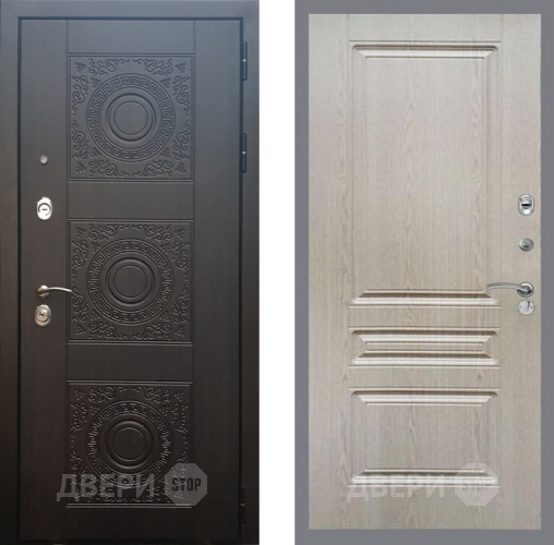 Входная металлическая Дверь Рекс (REX) 10 FL-243 Беленый дуб в Наро-Фоминске
