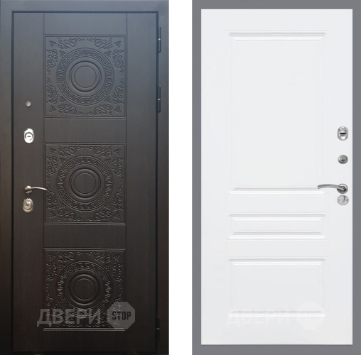Входная металлическая Дверь Рекс (REX) 10 FL-243 Силк Сноу в Наро-Фоминске