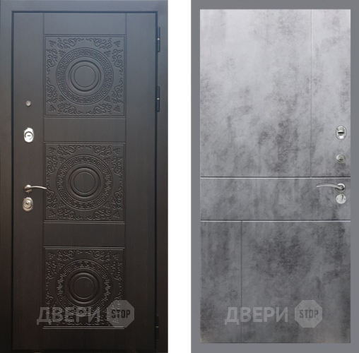 Входная металлическая Дверь Рекс (REX) 10 FL-290 Бетон темный в Наро-Фоминске