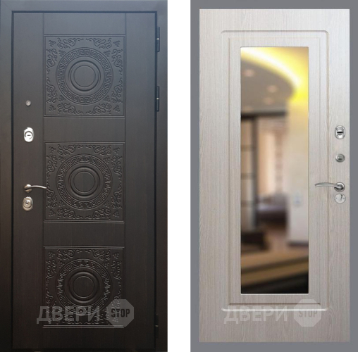 Входная металлическая Дверь Рекс (REX) 10 FLZ-120 Беленый дуб в Наро-Фоминске