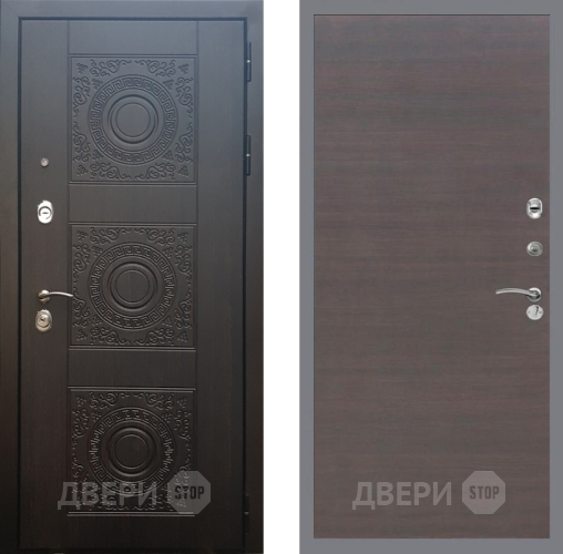 Входная металлическая Дверь Рекс (REX) 10 GL венге поперечный в Наро-Фоминске