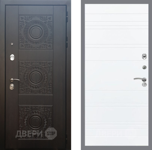 Входная металлическая Дверь Рекс (REX) 10 Line Силк Сноу в Наро-Фоминске