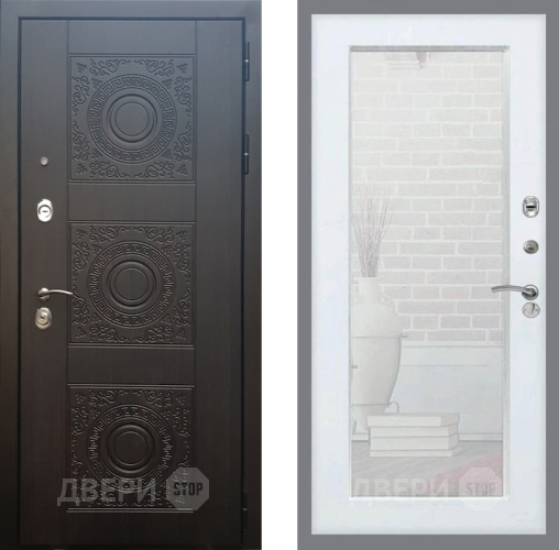 Дверь Рекс (REX) 10 Зеркало Пастораль Белый ясень в Наро-Фоминске