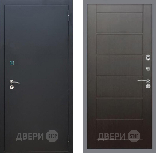 Входная металлическая Дверь Рекс (REX) 1A Черный Муар Сити Венге в Наро-Фоминске