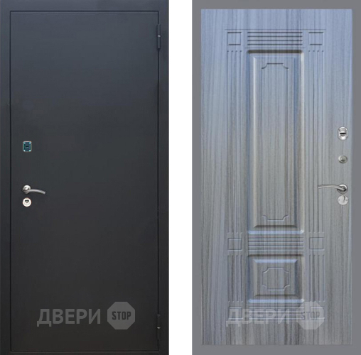 Дверь Рекс (REX) 1A Черный Муар FL-2 Сандал грей в Наро-Фоминске