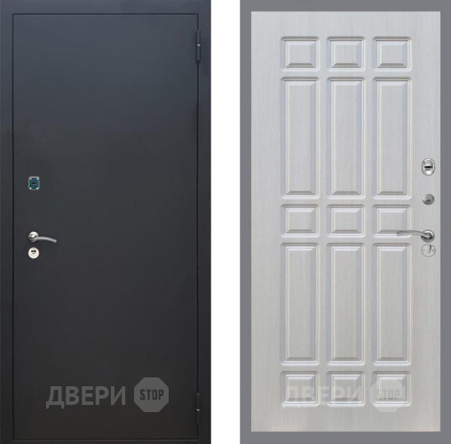 Входная металлическая Дверь Рекс (REX) 1A Черный Муар FL-33 Лиственница беж в Наро-Фоминске