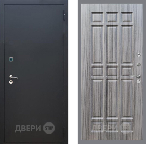 Дверь Рекс (REX) 1A Черный Муар FL-33 Сандал грей в Наро-Фоминске