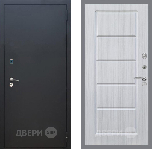 Дверь Рекс (REX) 1A Черный Муар FL-39 Сандал белый в Наро-Фоминске