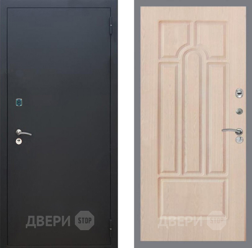 Дверь Рекс (REX) 1A Черный Муар FL-58 Беленый дуб в Наро-Фоминске