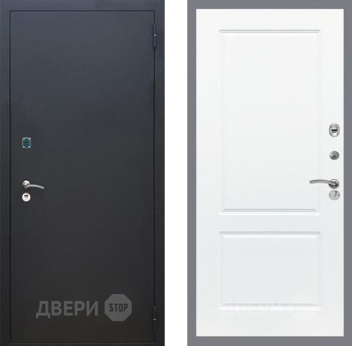Дверь Рекс (REX) 1A Черный Муар FL-117 Силк Сноу в Наро-Фоминске