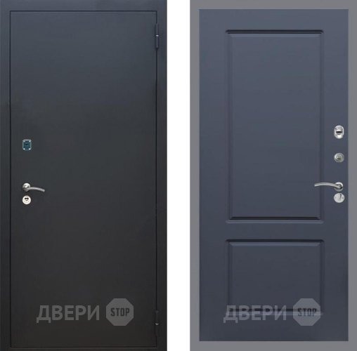 Дверь Рекс (REX) 1A Черный Муар FL-117 Силк титан в Наро-Фоминске
