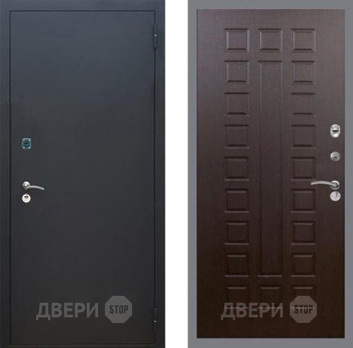Входная металлическая Дверь Рекс (REX) 1A Черный Муар FL-183 Венге в Наро-Фоминске