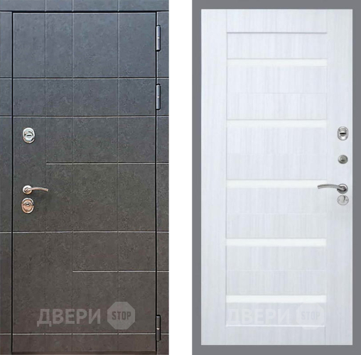 Дверь Рекс (REX) 21 СБ-14 стекло белое Сандал белый в Наро-Фоминске