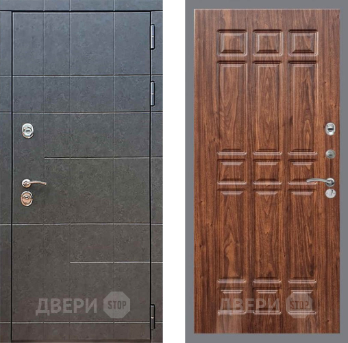 Входная металлическая Дверь Рекс (REX) 21 FL-33 орех тисненый в Наро-Фоминске