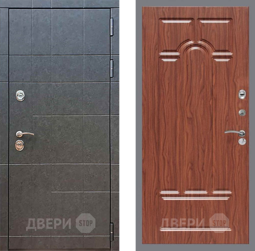 Входная металлическая Дверь Рекс (REX) 21 FL-58 орех тисненый в Наро-Фоминске