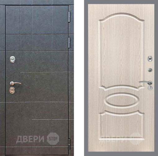 Входная металлическая Дверь Рекс (REX) 21 FL-128 Беленый дуб в Наро-Фоминске
