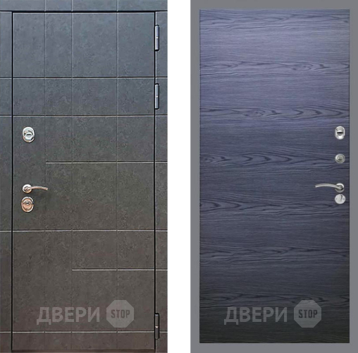 Входная металлическая Дверь Рекс (REX) 21 GL Дуб тангенальный черный в Наро-Фоминске
