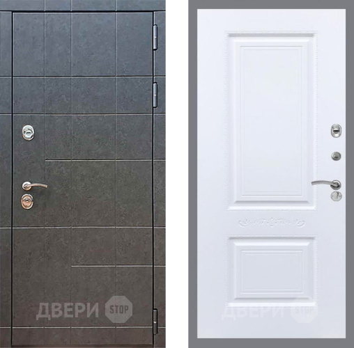 Входная металлическая Дверь Рекс (REX) 21 Смальта Силк Сноу в Наро-Фоминске
