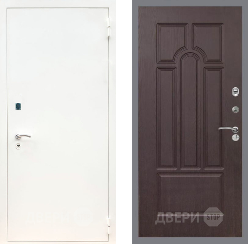 Дверь Рекс (REX) 1А Белая шагрень FL-58 Венге в Наро-Фоминске