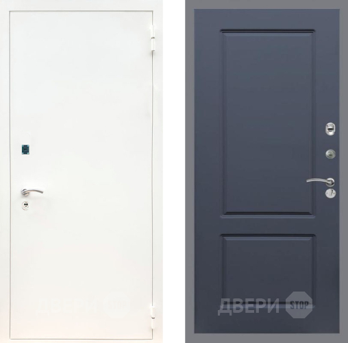 Дверь Рекс (REX) 1А Белая шагрень FL-117 Силк титан в Наро-Фоминске