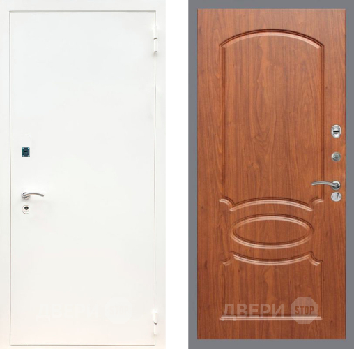 Дверь Рекс (REX) 1А Белая шагрень FL-128 Морёная берёза в Наро-Фоминске
