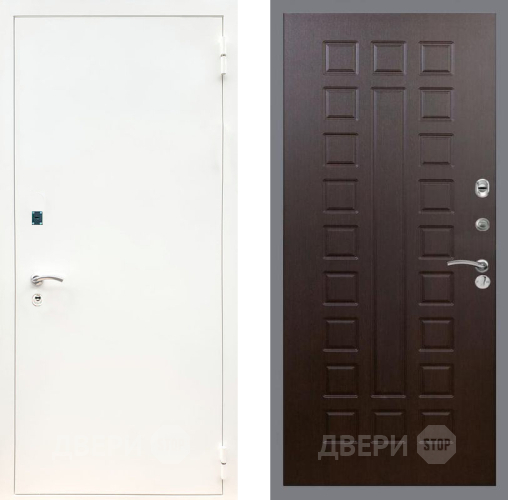 Дверь Рекс (REX) 1А Белая шагрень FL-183 Венге в Наро-Фоминске